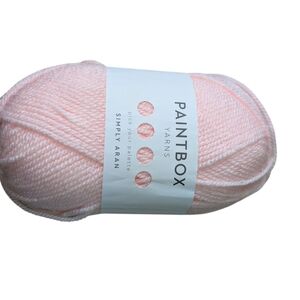 New Paint Box Pink Yarn Skein 201 Yds 100% Acrylic Baby Girl Soft Crochet Knit